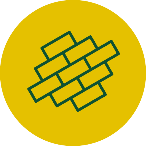 Icon representing brick patio cleaning